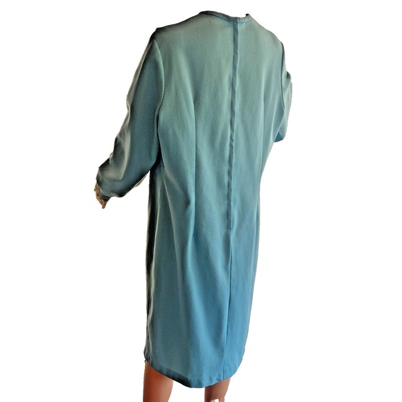Vintage Blue Long Sleeve Dress Costume Basic – L/XL - Picture 3 of 11
